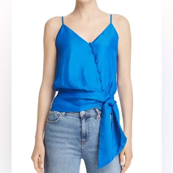 Parker • Silk Blend Teresa Wrap Top - Picture 1 of 12